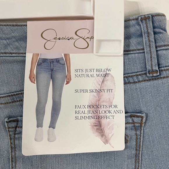 Women’s New With Tags Super Skinny Fit Denim Jeans Size 8 any Jessica Simpson - Picture 4 of 4